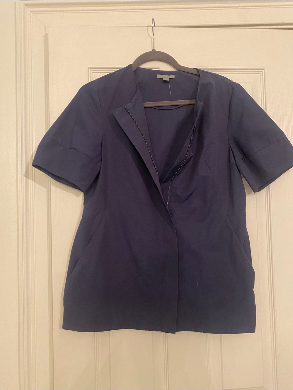 Cos  Navy Short-Sleeve Women's Blazer Jacket